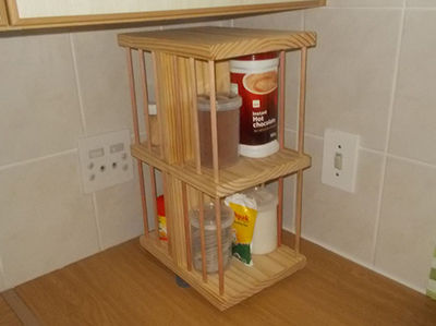 DIY Kitchen Rack Complete