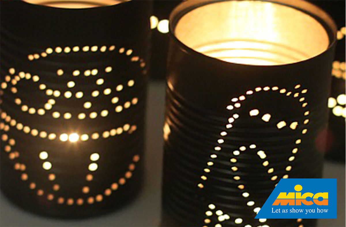Star wars upcycled tin lanterns